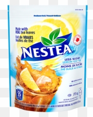 Nestea Lemon Iced Tea Less Sugar - Nestea Lemon Iced Tea Mix Png,Ice Tea Png