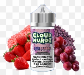 Cloud Nurdz - Cloud Nurdz Grape Strawberry 100ml Png,Vape Cloud Png