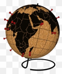 World Map Rotating Globe Png Image Hd - Flair Rugs