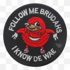 How To Get Ugandan Knuckles Patch Open - Emblem png