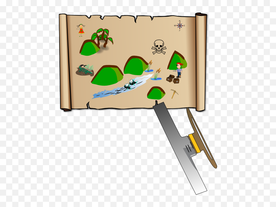 Treasure Map Png Svg Clip Art For Web - Download Clip Art Borders Clip Art,Treasure Map Png