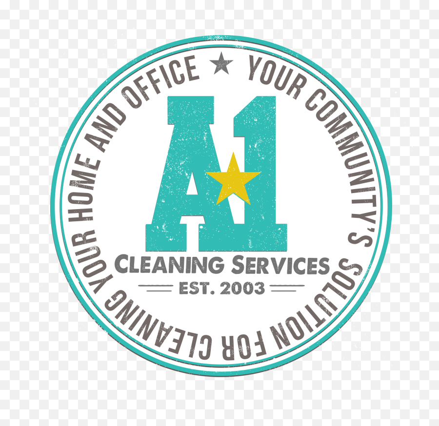 Custom Logo For A1 Cleaning Services - Oklahoma Www Circle Png,Cleaning Service Logos
