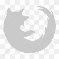 Iconsetc Simple Light Gray Socialmedia Firefox Icon - Mozilla Orange png
