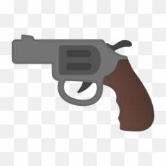 Pistol Icon - Transparent Gun Emoji png