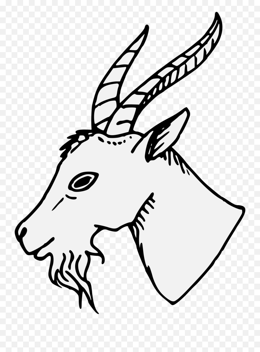 Goat - Clipart Goat Head Logo Png,Goat Head Png