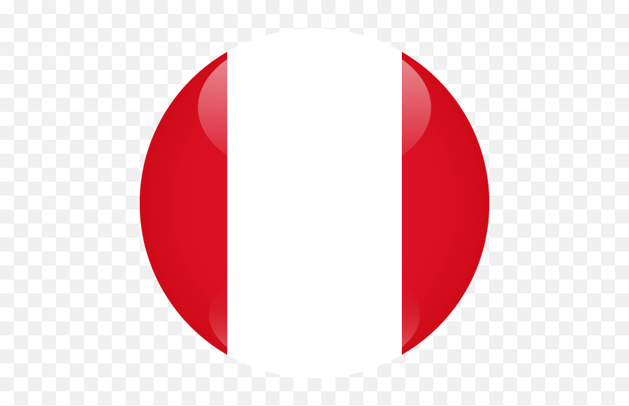 Vector Country Flag Of Peru - Italy Flag Png Circle,Peru Flag Png