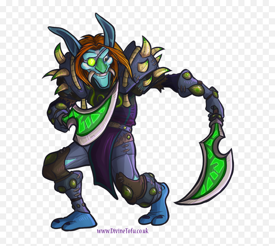 Wow Chibi Troll Rogue By Divinetofu - Troll Rogue Clipart World Of Warcraft Troll Png,Wow Emoji Png