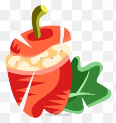 Stuffed Pepper Clipart - Stuffed Peppers Png Clipart,Stuffing Png