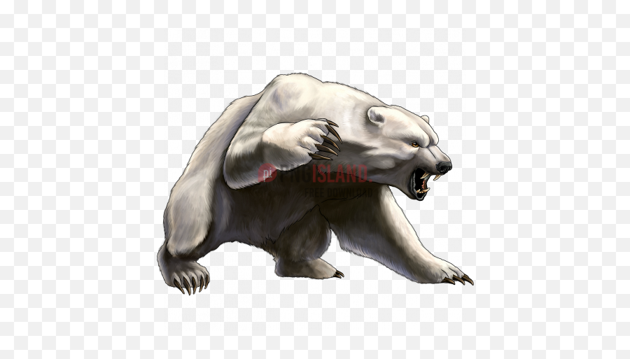 Png Image With Transparent Background - Polar Bear Angry Drawing,Bears Png