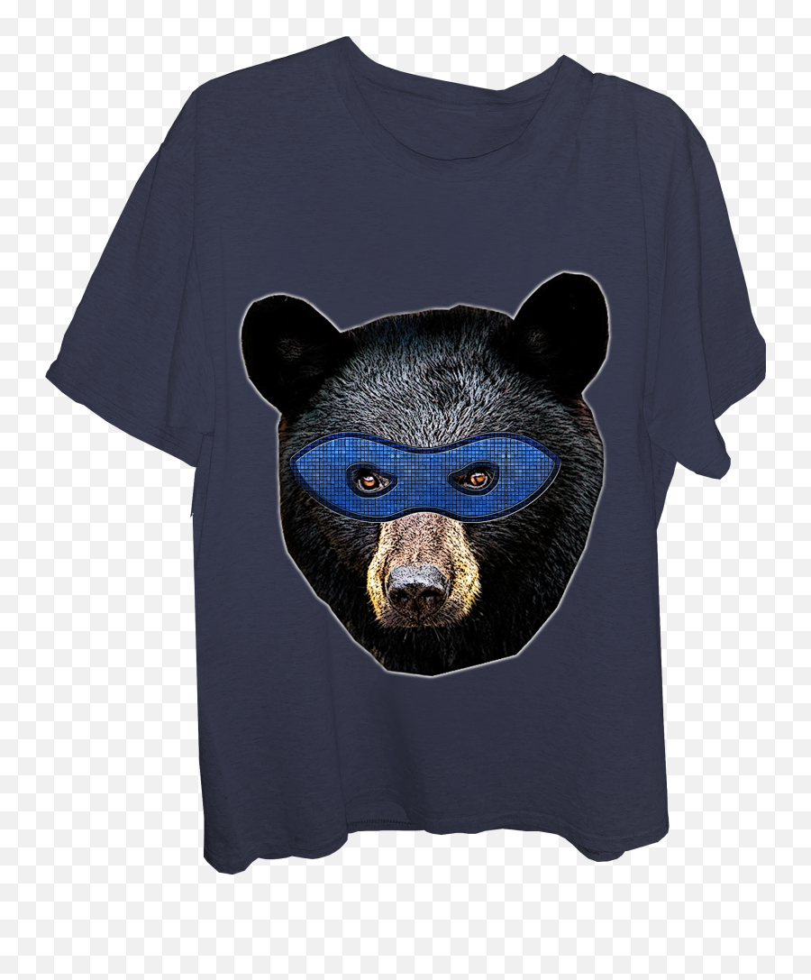 Superhero Black Bear - Grizzly Bear Shirt Png,Black Bear Png