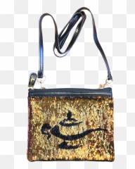 Aladdin The Broadway Musical - Reverse Sequin Lamp Purse Png,Aladdin Lamp Png