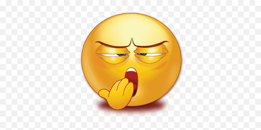 Sleepy Emoji Png Pic - Yawn Emoticon Transparent,Sleep Emoji Png
