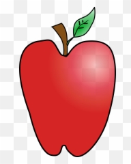 Apples Border Background Transparent - Cartoon No png