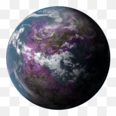 Purple Planet Png Transparent - Hd
