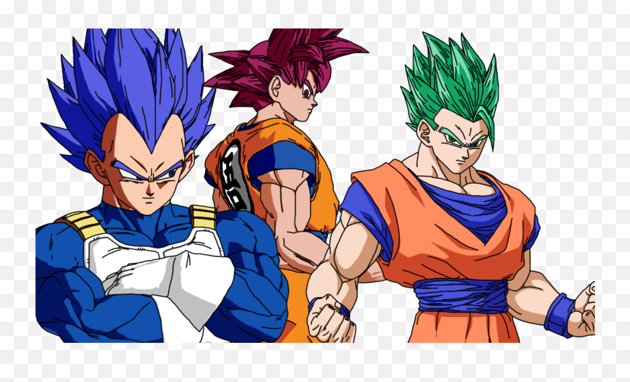 Fanmade Ssg Goku Vegeta And Gohan Trace - Gohan Dragon Ball Fighterz Png,Goku And Vegeta Png