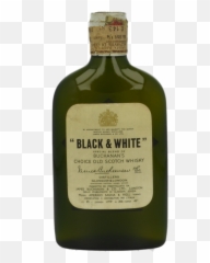 Liqueur Whiskey Glass Bottle Buchanans - James Buchanan Black And White Scotch Png,Buchanan's Png
