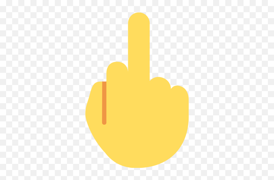 Middle Finger Emoji - Middle Finger Emoji Twitter Png,Finger Emoji Png