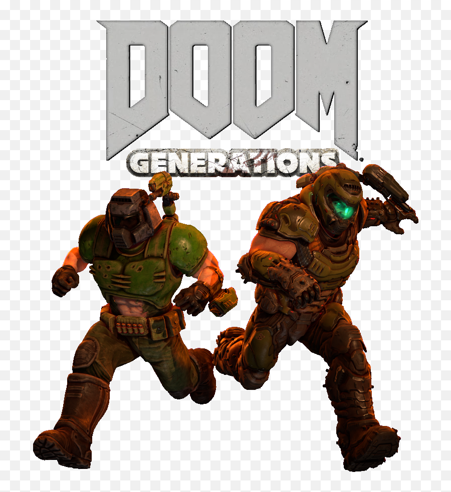 Not Much A Doom Fan But I Want To Share Anyway Some Stupid - Classic And Modern Doomguy Png,Doomguy Transparent