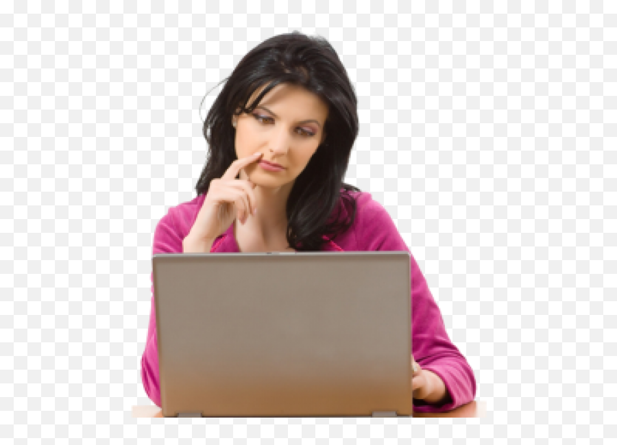 Thinking Woman Png Free Download 1 Images - Girl Thinking Png,Girl Sitting Png