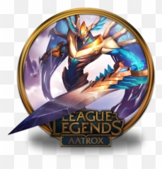 Aatrox Justicar Icon League Of Legends Gold Border Iconset - Discord png