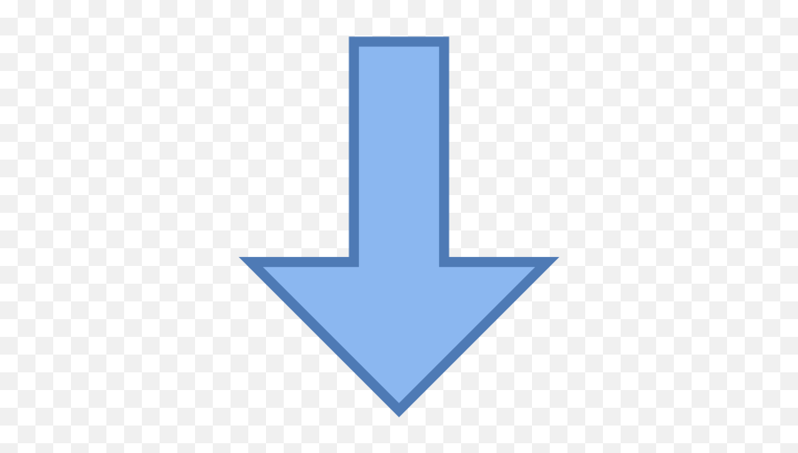 Thick Arrow Pointing Down Icon - Arrow Pointing Down Png,Drop Down Arrow Icon