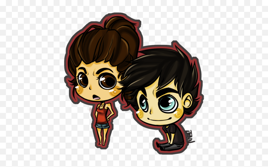 Ian Somerhalder - Damon Und Elena Cartoon Png,Elena Gilbert Icon