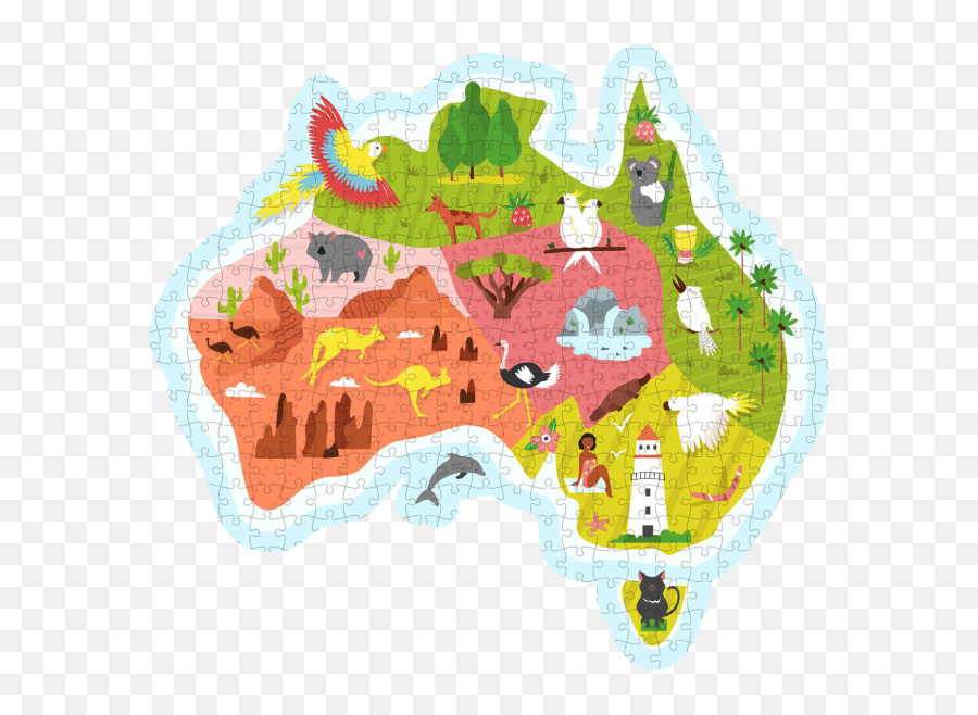 The Great Aussie Coin Hunt 2 U2013 Australia Post - Illustrated Map Of Australia Png,Overlord Folder Icon