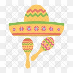 Cinco De Mayo Icon Of Flat Style - Cinco De Mayo Motif Png,Cinco De Mayo Png