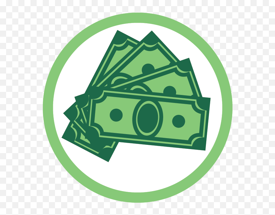 Donation Clipart Cash Payment - Money Icon Round Png Full Circle Money Logo Png,Money Clipart Png