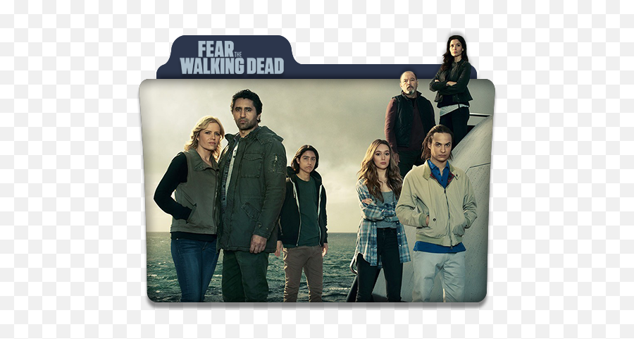 Fear The Walking Dead Tv Series Folder Icon V9 By Dyiddo - Do Fear Of The Walking And Walking Dead Crossover Png,The Walking Dead Folder Icon