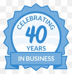 Vintage Furnishings - 40 Years In Business Seal png