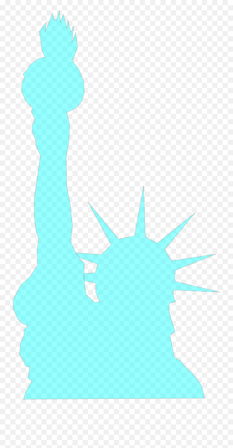 Liberty Statue Png Transparent - Statue Of Liberty Silhouette,Statue Of Liberty Transparent