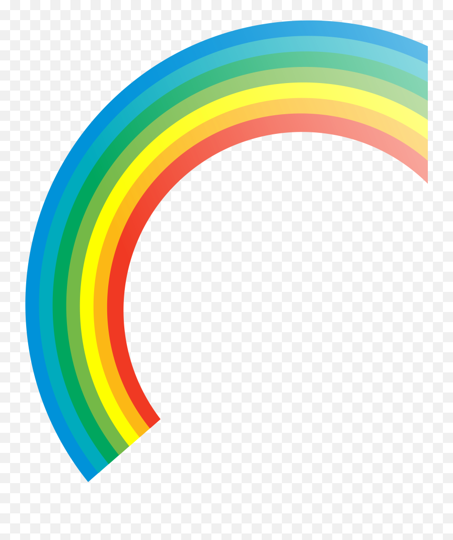 Rainbow Clip Art - Portable Network Graphics Png,Rainbows Png