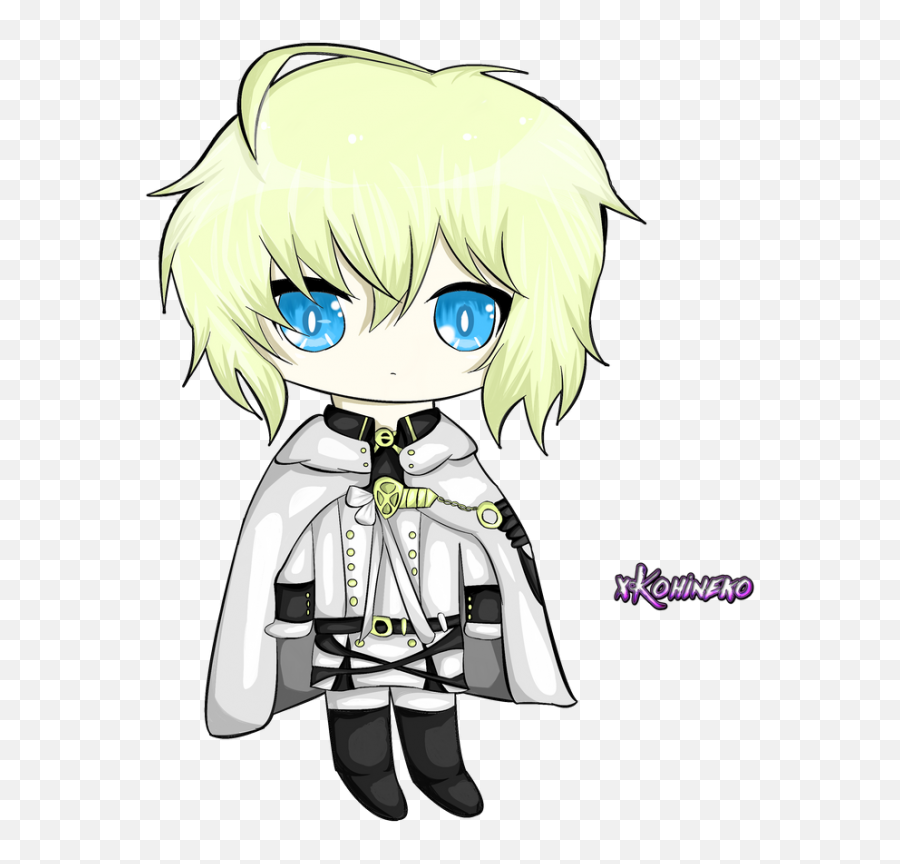 Owari No Seraph Mikaela Chibi Png Hyakuya Icon