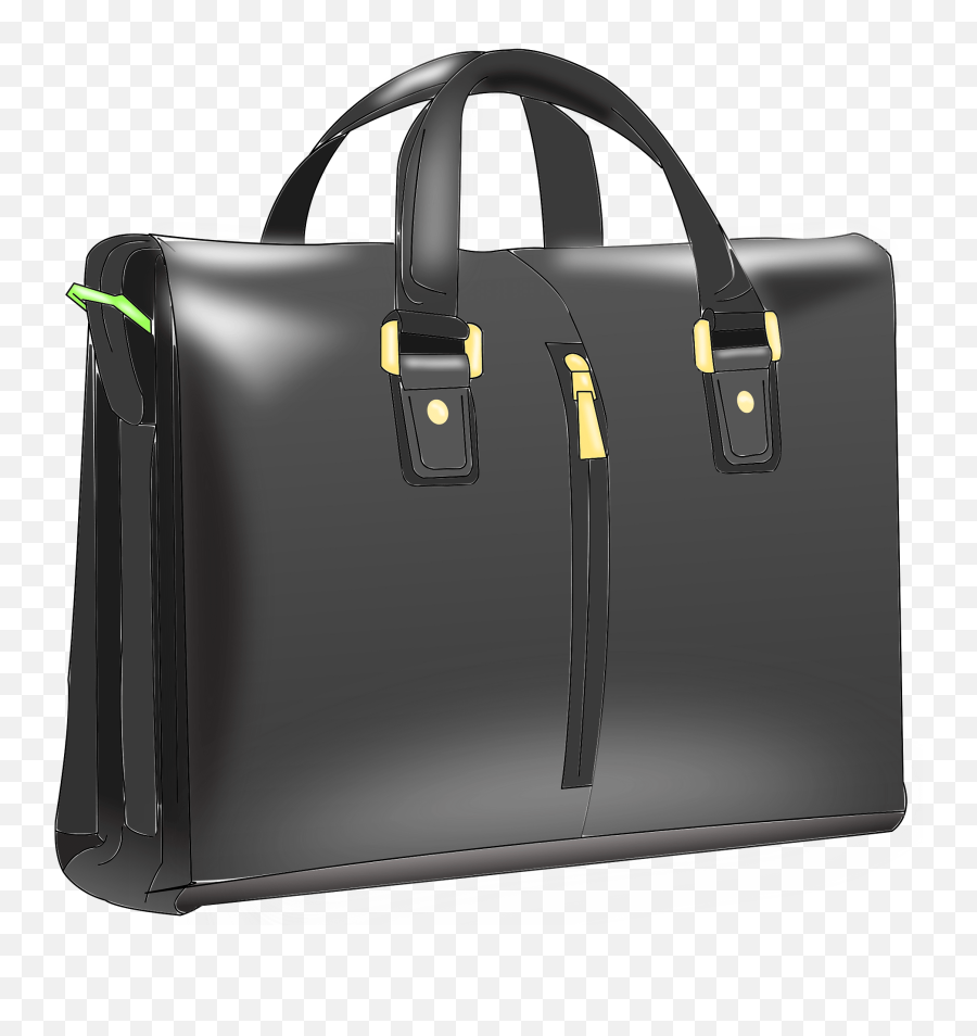 Manu0027s Handbag Or Briefcase Clipart Free Download - Leather Hand Bag Png,Man With Briefcase Icon