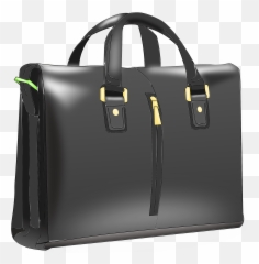 Manu0027s Handbag Or Briefcase Clipart Free Download - Leather Bag Png