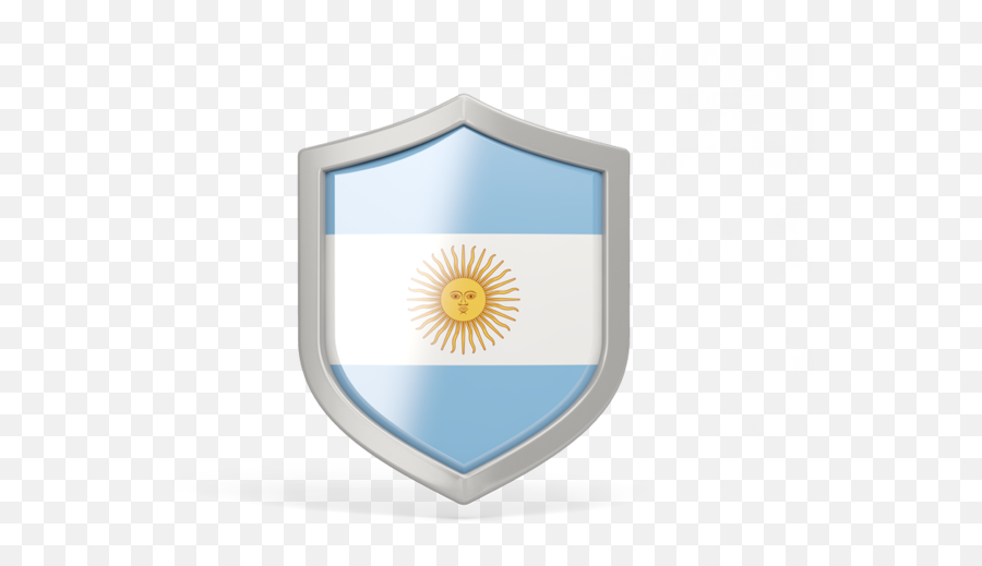 Shield Icon Illustration Of Flag Argentina - Argentina Shield Png,Argentina Icon
