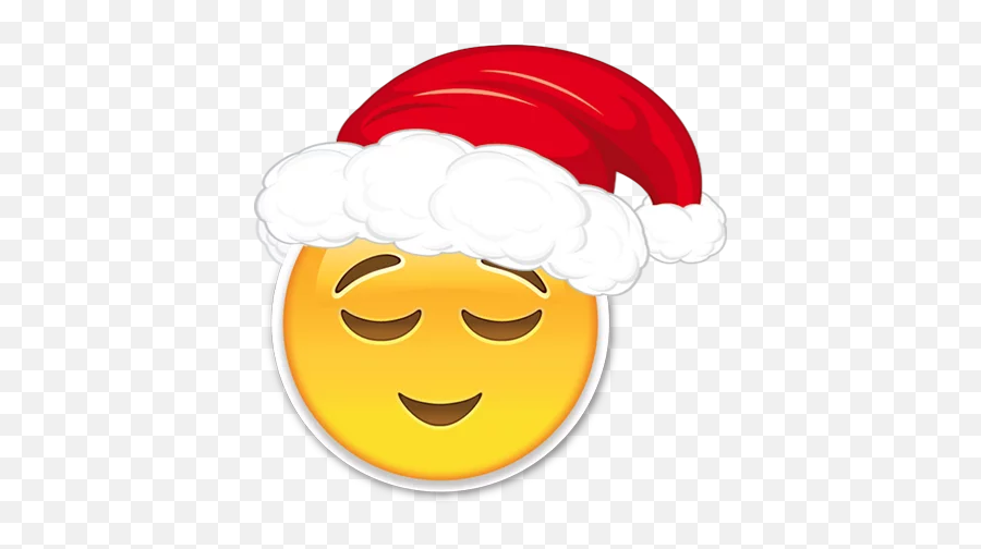 Merry Christmas Emojis Stickers For Whatsapp - Merry Christmas Emoji Png,Wink Icon On Keyboard