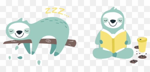 Lazy Sloth - Pattern Design Collection On Behance Cartoon Lazy Sloth Transparent Png,Sloth Png