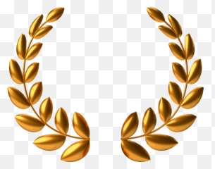 Wedding Anniversary Png Clipart - Golden Laurel Leaves