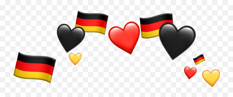 Germanflag Flag Wor - Heart Png,German Flag Transparent