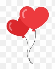 Heart Shaped Balloons Png Image - PngPix Transparent