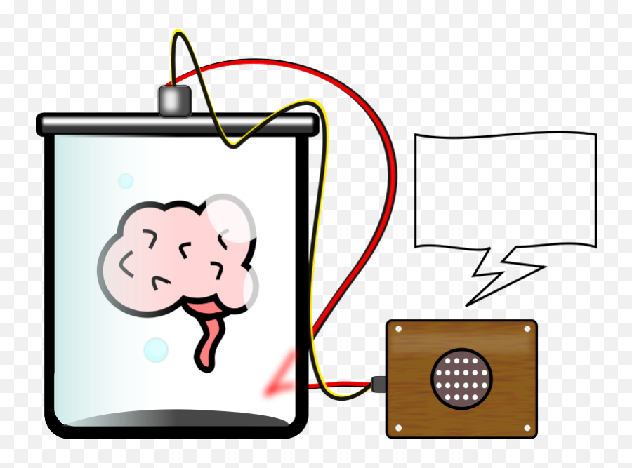 Brain In A Jar - Brain In Vat Clipart Png,Brain Clipart Transparent