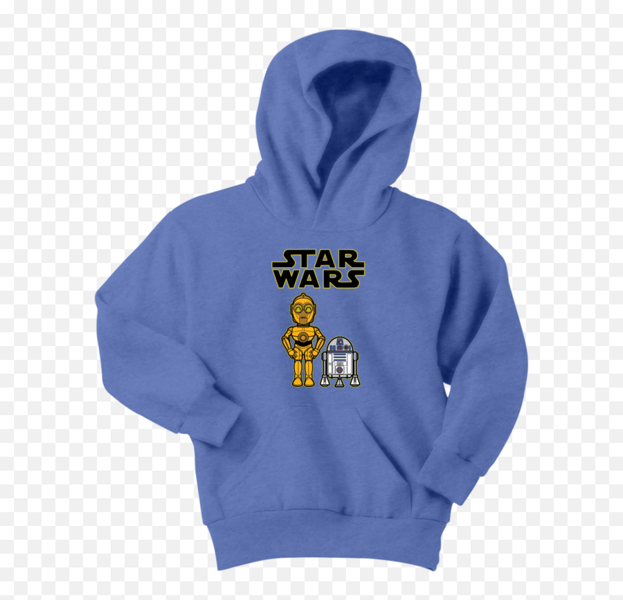 Star Wars C3po R2d2 Chibi Youth Hoodie - Dream Chaser Youth Hoodie Png,C3po Png