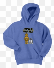 Star Wars C3po R2d2 Chibi Youth Hoodie - Dream Chaser Youth Hoodie Png,C3po Png