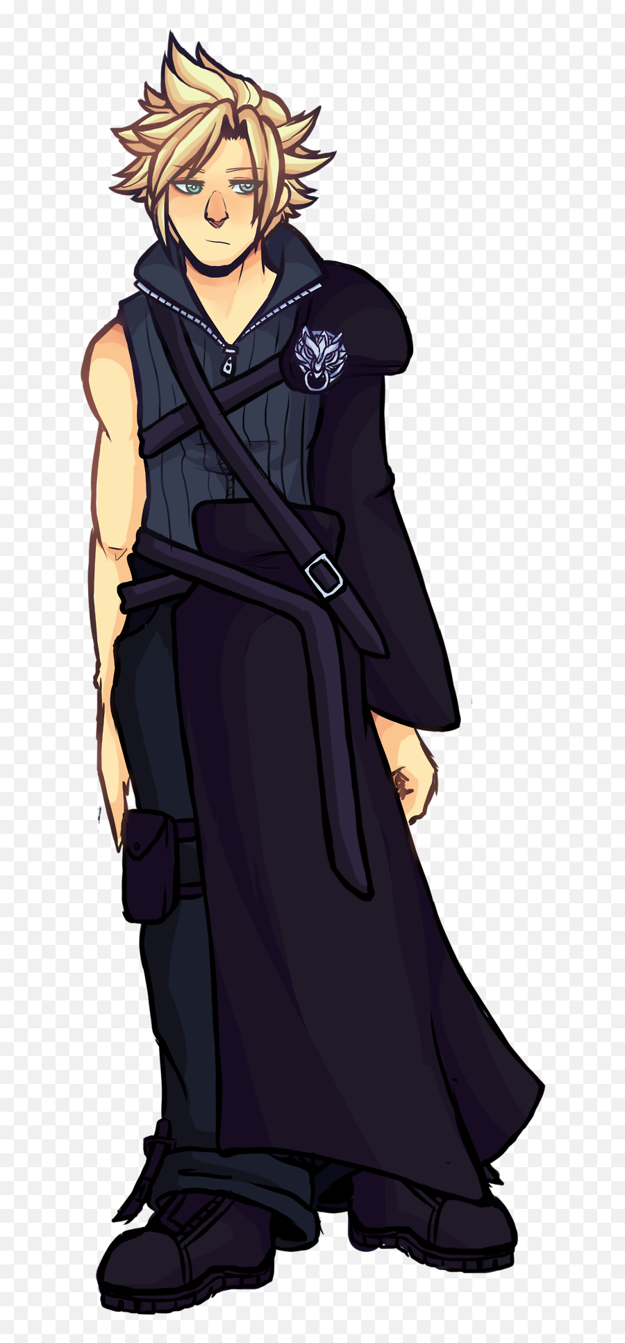 Another Nerds Blog U2014 I Drew My Boy Cloud Strife A Reference - Costume Png,Cloud Strife Png