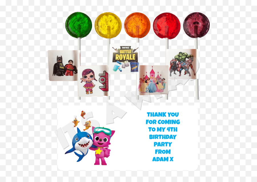 Batman Lego Lollipop Stick Labels U2013 Partywraps - Transparent Lollipops Png,Lollipop Transparent