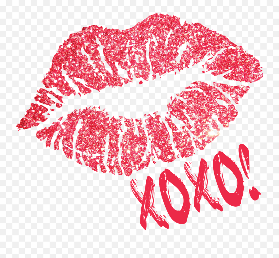 Free Kiss Lips Png Download Clip Art - Glitter Kiss,Lips Png