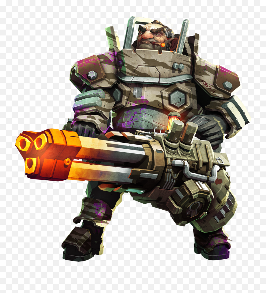 Gunner - Deep Rock Galactic Gunner Png,Minigun Png