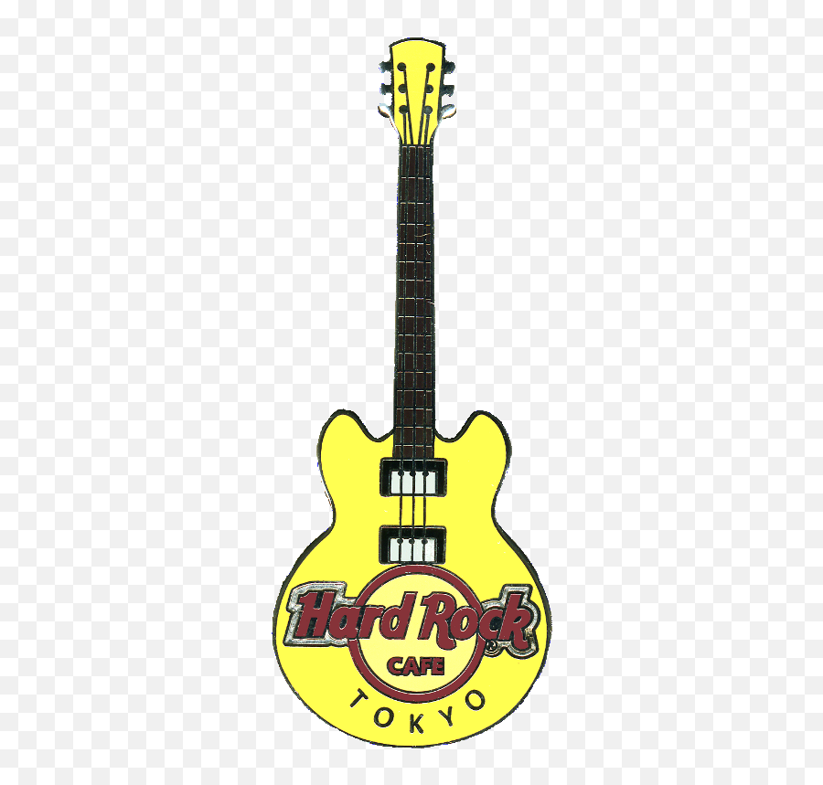 Hard Rock Cafe Guitar Pins Tokyo Japan - Bass Guitar Png,Guitar Png